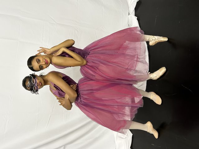 Two Ballet Students Posing